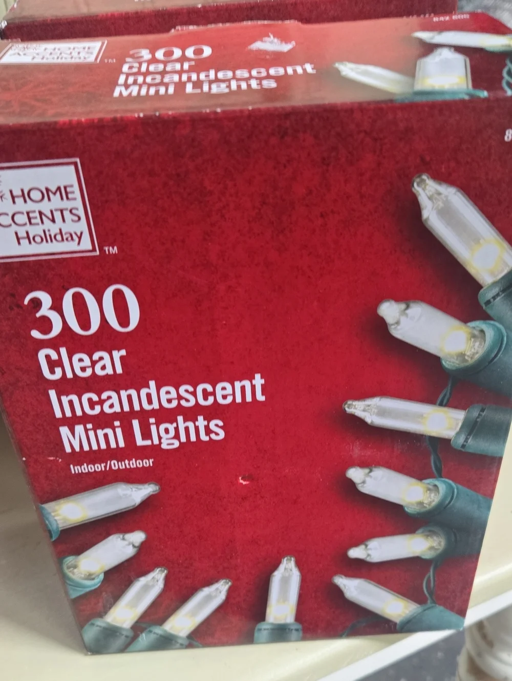 Home Accents Holiday 300 Clear Incandescent Mini Lights